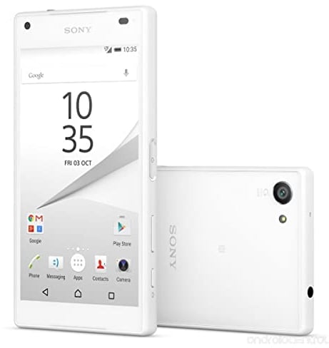 Sony Xperia Z5 Compact Smartphone, 11,6 cm (4,6 Zoll), Octa Core MSM8994 Snapdragon 810, 1,5 GHz, 2 GB RAM, 32 GB ROM, 5,1 MP Frontkamera und 23 MP Rückkamera, Android 5.1.1, Weiß