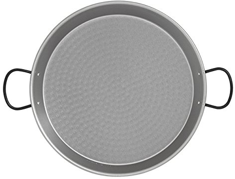 Imex El Zorro 63009 El Zorro 63009-Paellera Pulida, Esmaltado, Gris, 65 cm