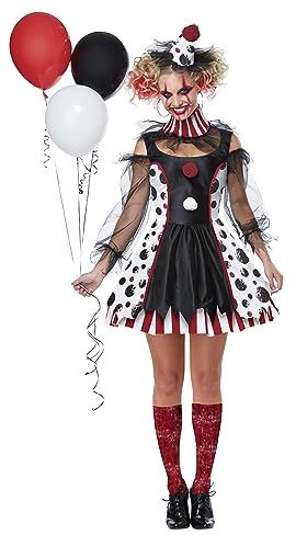 California Costumes Gruseliges Clown-Kostüm für Damen