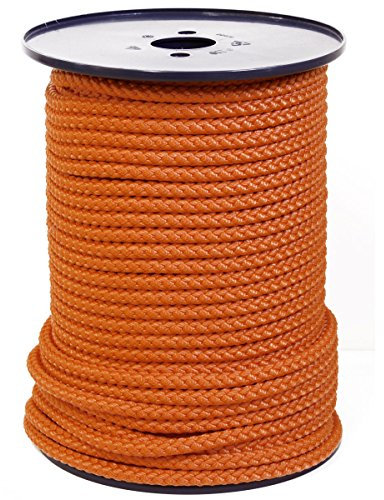 FTM® Springseil Tau Seil PP Orange Meterware Rollenware Ø 9mm Fitnessseil 70 Meter