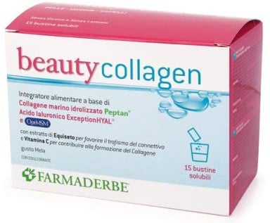 COLLAGEN BEAUTY 15 BUSTINE FARMADERBE COLLAGENE ACIDO IALURONICO