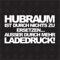 Hubraum ist durch Nichts zu ersetzen - Sticker
