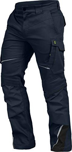 Leibwächter Flex-line Arbeitshose Herren – Marine/schwarz – Gr. 62 – Bequeme Workwear mit Elastan (Spandex) – 60°C waschbar & trocknergeeignet – erhöhte Reißfestigkeit – für verschiedenste Berufe