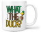 TeHe Gifts What The Duck Novelty 10oz Ceramic Gift Mug