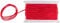 WedDecor Nylon String Trim Cord 1.2mm Paracord Satin Braided Twisted Synthetic Rattail Cords for Chinese knot Beading Jewellery making Macrame, Red, 10 meters