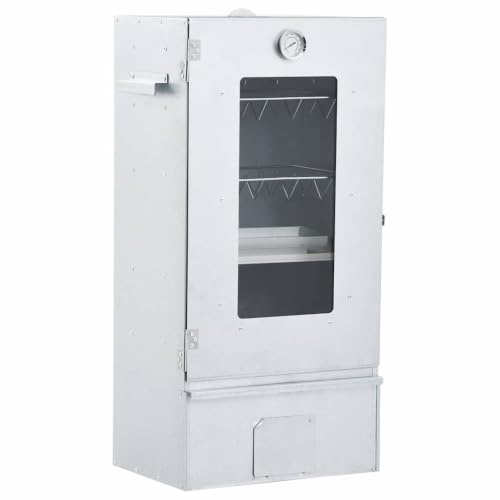 vidaXL BBQ Oven Smoker with 1kg Wood Chips 44.5x29x83 cm