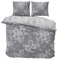 Class Home Collection Bettwäsche 200x220 Baumwolle Bettwäsche-Sets, Bettbezug 200 x 220 und Kissenbezug 80x80 - Weiche, Atmungsaktive Baumwoll Bettwäsche mit Reißverschluss Muster Ginger Grau