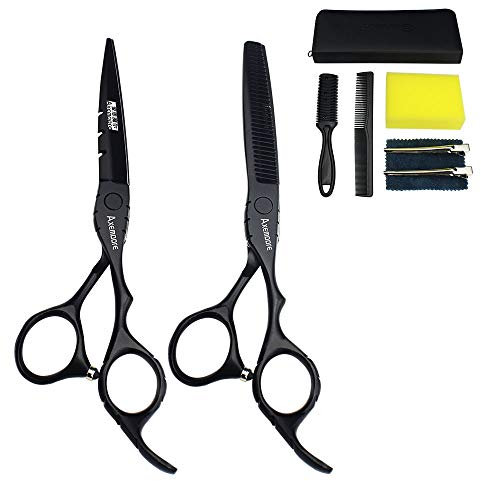 AXEMOORE Professionelle Haarschere aus Edelstahl, 15,2 cm