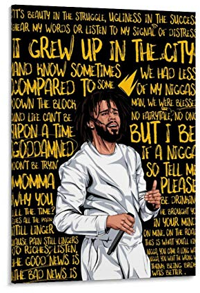 haocaitou J Cole Poster, dekoratives Gemälde, Leinwand, Wandkunst, Wohnzimmer, Poster, Schlafzimmer, Gemälde, 50 x 75 cm