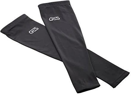 Ges Manguitos Logo Reflectante Calentadores, Adultos Unisex, Negro (Negro), m