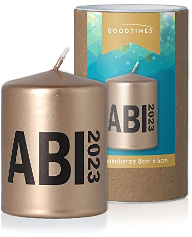 Goodtimes Stumpenkerze SafeCandle Selbstverlöschend Rosé Gold ABI 2023
