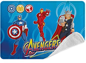 ICE TOYS Asciugamano protettore di scrivania tovaglietta in tessuto per bambino 30x40cm 100% poliestere per scuola viaggio regalino (Avg)
