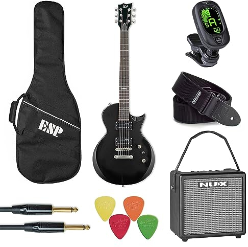 ESP LTD EC-10 E-Gitarre Komplett-Set mit Verstärker und Zubehör