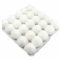 SHTGOI 10 Stück Pompons zum Basteln 6cm Faux Kaninchen Pelz Pompon Ball Hoch Elastische Plüsch Bälle Flauschiger Bommel Bunt Plüsch-Anhänger Zubehör für Lustige DIY Kreative Handwerk Weiß