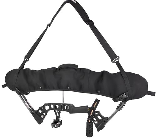 limaity Bogenschießen Compound Bogen Tasche Bogentasche Bogenkoffer Compoundbogen Schleifenetui Tragtasche für Outdoor Jagd (Schwarz)