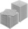 VEVOR Lot de 50 Dalles de Jardin Piscine 30x30x1,5 cm Gris Dalle Clipsable Ajourée Antidérapante en PVC Drainage Rapide Revêtements de Sol Extérieur Intérieur pour Terrasse Cuisine Spa Salle de Bain