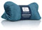 Moon Leseknochen mit 330g Viscoschaumflocken Nackenrolle ca. 24x42 cm extra fest als Buchhalter (Petrol)