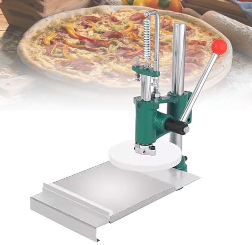 Cashwise Manuelles Pizza -Teig -Pressemaschine, Teigrollen -Teig -Schäfer -Pasta -Hersteller, Edelstahl -Haushalts -Pizza -Gebäckmaschine zum Erstellen dünner Scheiben, Pizza -Teig,13cm