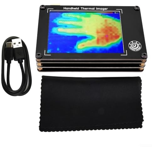 Digitale Wärmebildkamera, MLX90640 Digitale Wärmebildkamera mit 8,6 cm LCD-Display, Inspektionswerkzeug zur Temperaturerkennung