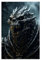 MONDSKL Schwarzer Ork, Leinwand-Poster, Schlafzimmer, Dekoration, Landschaft, Büro, Raumdekoration, Geschenk, 40 x 60 cm