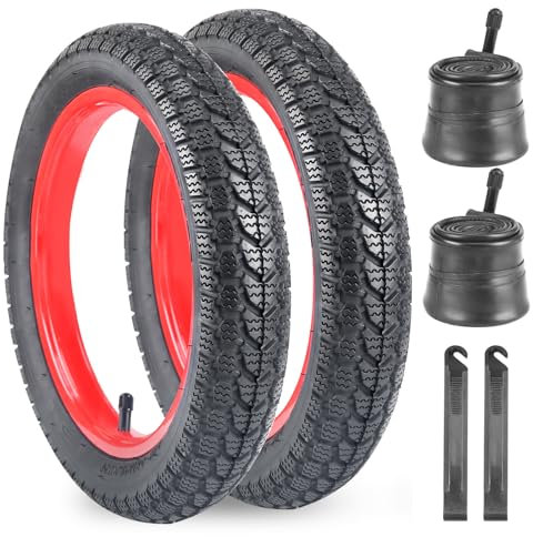 ZUKKA 2er-Pack E-Bike Reifen für Kinder Faltbar 14 Zoll Reifen 14x2.125 Mantel 54-254 2 Pack Schläuche kompatibel 14x2.125/2.35 Fahrradreifen und Schlauche Für Elektrofahrrad(Kids Bike Tire)