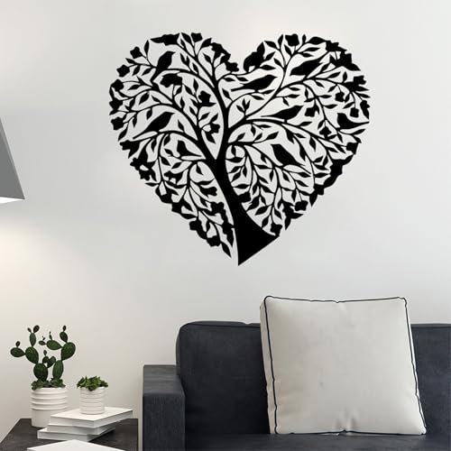 astylishome Wandtattoo Pflanzen Baum Wandsticker Herbstblätter Baum Waldbaum Wandaufkleber für Babyzimmer Schlafzimmer Wohnzimmer Klassenzimmer Wanddeko 0919