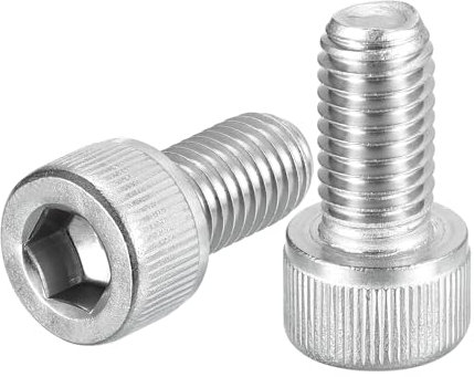 QUARKZMAN 10 Stück M10-1.5x20 Zylinderschrauben mit Innensechskant, 304 Edelstahl, Innensechskantschraube für Rennrad, Mountainbike, Auto, Motorrad