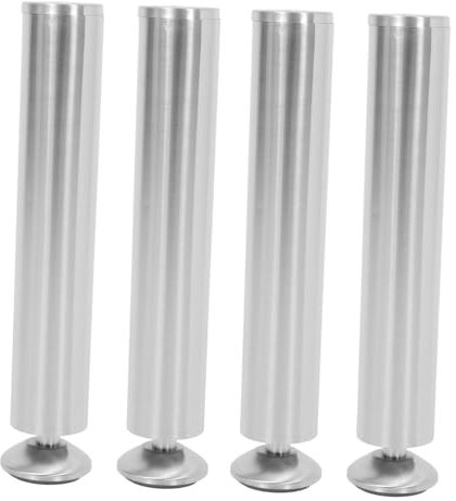 QUMIIRITY 4stücke Höhenverstellbare Möbelfüße Aus Stahl Passend Für Schränke Tische Und Stühle Mit Schutzfüßen Für Verschiedene Oberflächen