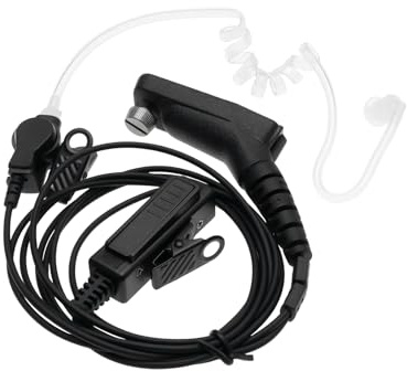 ECSiNG 1 x PPT Mikrofon-Headset, Ohrhörer, Walkie-Talkie-Headset, kompatibel mit Motorola APX6000XE APX7000 APX7000XE APX8000 DP3400 DP3401 DP3600 DP3601 XPR6300 XPR6350 XPR6380 XPR6500 0