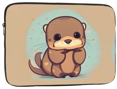 Niedliche Otter-Laptophülle, Computerhülle, Laptop-Geschenke für Männer und Frauen, für Reisen im Ausland