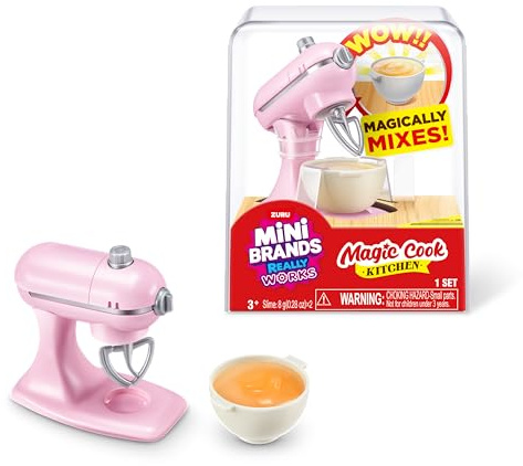 Mini Brands Really Works Magic Cook Kitchen Capsule Série 1 (Mixeur) de ZURU, Électroménager Miniature Qui Fonctionne Vraiment