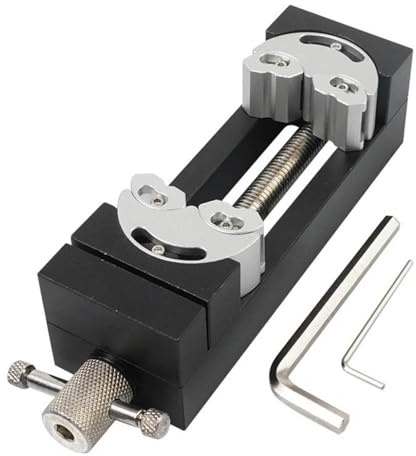 Automatisch einstellbarer schwerer Schraubstock für Schmuckherstellung und Modellhandwerk mit Luft- und Raumfahrt-Aluminiumlegierung, leichter, tragbarer Aluminium-Schraubstock