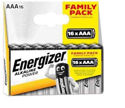 Energizer Batterien AAA, Alkaline Power, 16 Stück