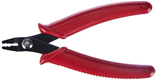 RAYHER Quetschzange für Schmuck, 13 cm, Rot/ Schwarz