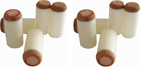 Homegames 10 Pool Snooker Cue Tips 11mm Push On Tips