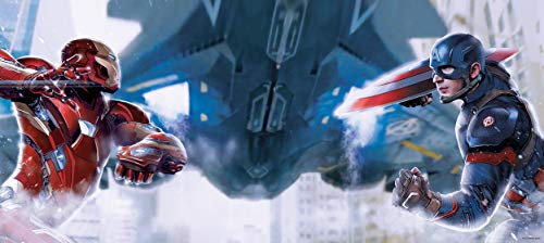 Marvel Photo Wallpaper/Giant Wall Poster, Non-Woven, Multi-Colour, 202 x 90 cm