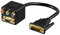 Goobay cavo DVI a VGA e RGB