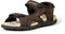 Geox Uomo Sandal Strada D, Sandali Uomo, Marrone Beige Brown Sand, 44 EU