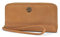 Timberland Portafoglio in Pelle RFID Zip Around Clutch con Cinturino da Polso, Polsino Donna, Grano (Nubuck), Taglia Unica