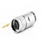 N-Stecker für HDF400 Kabel, Klemm/Löt Version