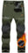 TACVASEN Men's Green Fleece Lined Winter Trousers, Multi-Pocket Cargo Pants, Size 30