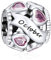 NINGAN 925 argent sterling pierre d'anniversaire rose or creux charme perles jumelles pour femmes bracelet collier cadeau de vacances (S925 Silver -10 -Octobre)