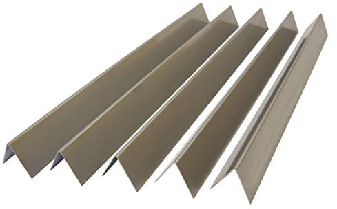 Aromaschienen Brennerabdeckungen für Weber Genesis E310 / S310, E320 / S320, E330 / S330 bis Bj. 2010 (Bedienfeld seitlich) aus langlebigen Edelstahl V2A/ 1.4301