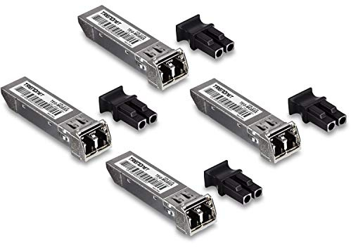 TRENDnet SFP Multi-Mode LC Module 4-Pack, TEG-MGBSX/4, Lifetime Protection