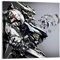 YANDING Mobile Suit Gundam Iron-Blooded Orphans Anime-Poster, japanische Leinwand, Kunstposter und Wandkunst, Bilddruck, modernes Familienschlafzimmer, Dekor-Poster, 70 x 70 cm