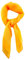 TigerTie Damen Chiffon Nickituch in gelb sonnengelb mit Bordüre - Größe 58 cm x 58 cm
