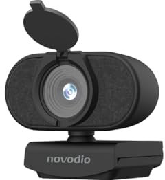 Novodio SmartCam Desktop 2K - Webcam USB QHD avec Double Microphone - Mac et PC