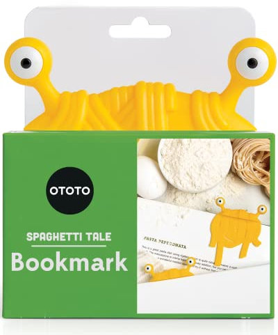 OTOTO Spaghetti Tale - Book Mark - Gifts for Book Lovers - Book Marker for Reading - Book Markers with Quirky and Fun Design - Lightweight Plastic Bookmarks - All Ages (Kids Included)