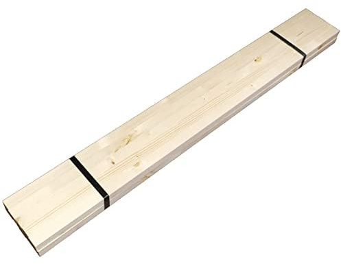 EXTRA STARKE Holzleisten zum Basteln, Vierkantstäbe 10er Pack Wandleiste - Unbehandeltes Holz, DIY Projekte (B/H/L 20mm x 20mm x 1950mm)