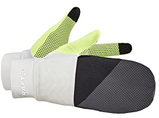 Craft ADV Lumen Fleece Hybrid Handschuhe, ash white-flumino, XL